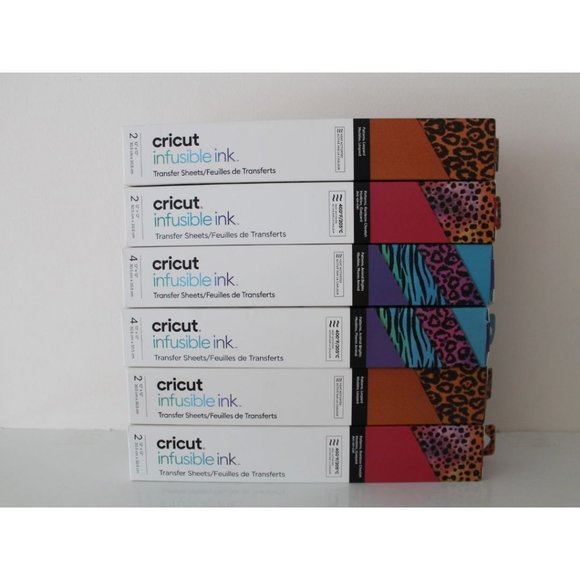 Cricut Infusible Ink Transfer Sheet Patterns Set of 6 boxes - Picture 1 of 4